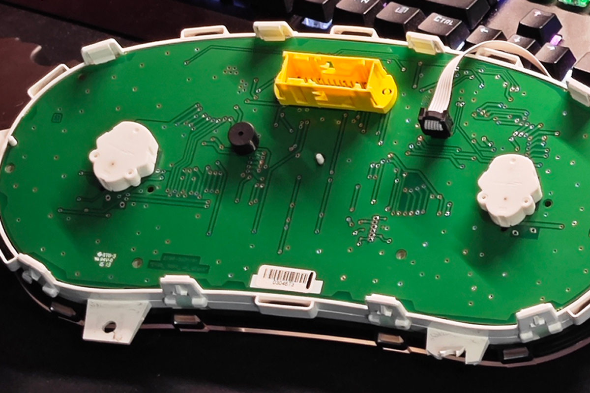 Отображение температуры двигателя